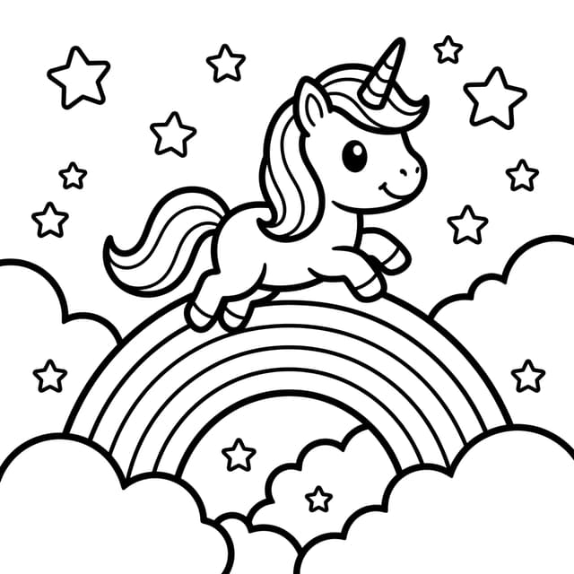 Unicorn & Rainbow