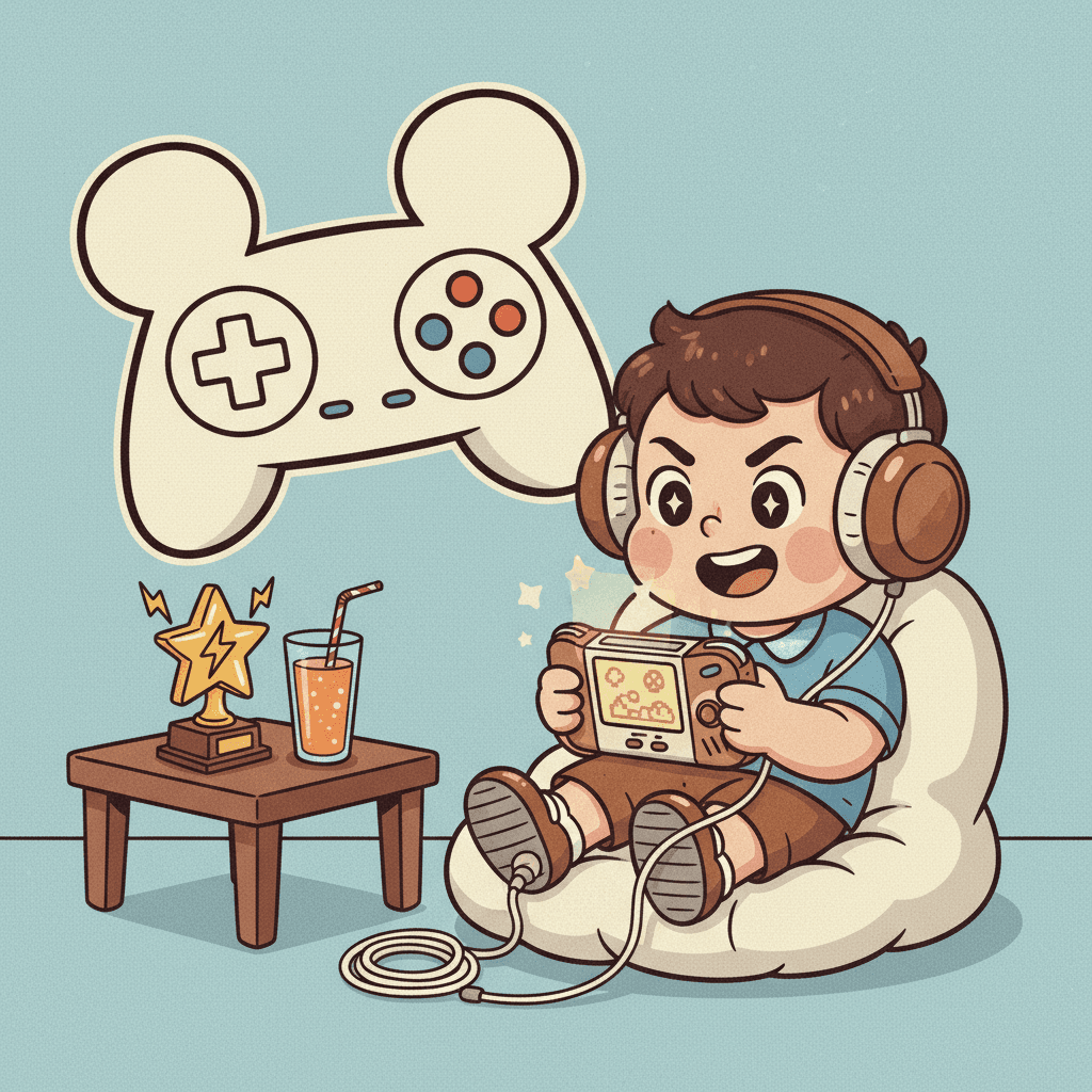 Retro Chibi (1930s Cartoon) colored sample page